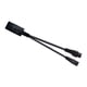 thumbnail image 5 of IEC320-C14 TO C7 + C5 Splitter Adaptador de corriente Cable Cable Servidor de pequeña sala de 3 clavijas, 5 of 7