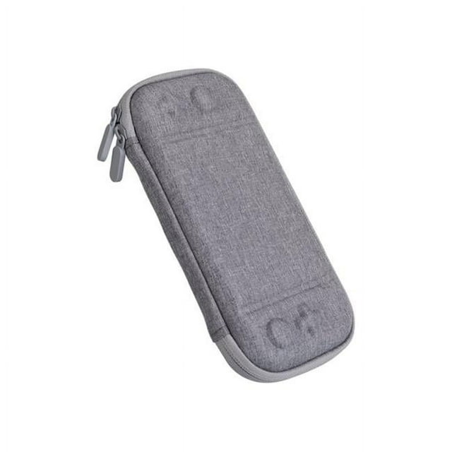 Fresh Fab Finds FFF-GPCT3528 Étui de Transport avec Nintendo Switch, Coque Rigide en EVA, Sac Pochette de Rangement pour Console avec 10 Emplacements pour Cartouches de Jeu, Gris - Unisexe