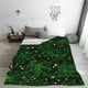 thumbnail image 5 of Balery Green Bright Web with Spiders Manta de Felpa Suave y Acogedora – Cobija de Franela Aterciopelada para Cama, Lavable y Cálida para Sofá, Mascotas, Transpirable-80"x60", 5 of 7
