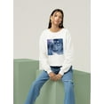thumbnail image 2 of Watercolor Astrology Vi Sweatshirt Women -Grace Popp Designs, Female x-Large, 2 of 4