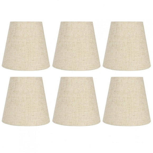 Dekaim 6Pcs Lampshade Fabric Lamp Cover Chandelier Lampshade Ceiling Lamp Pendant Light Shades for Home