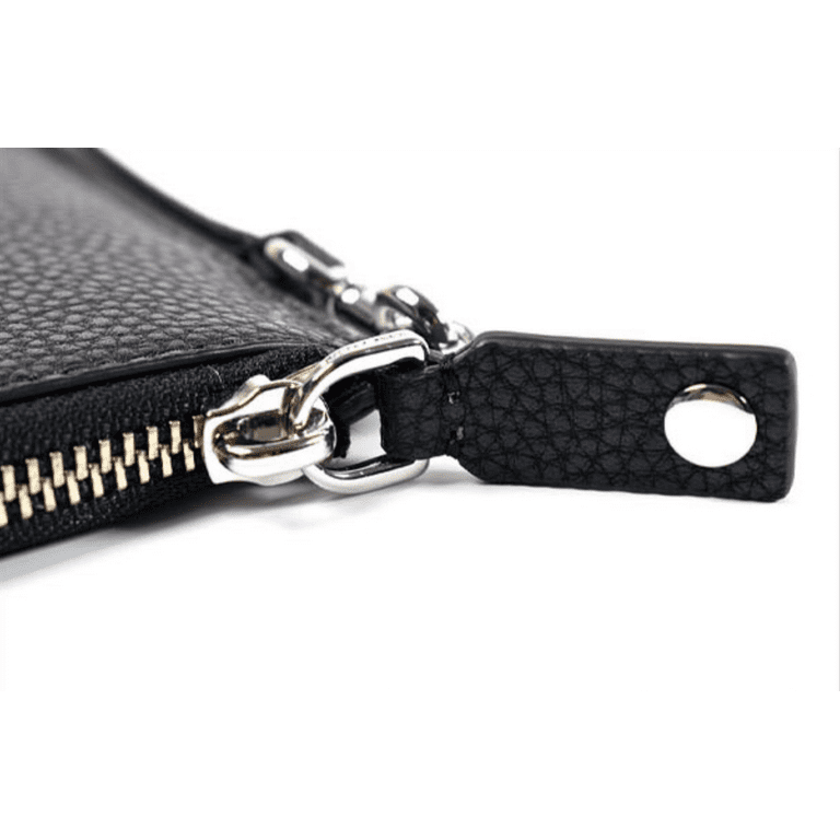 Marc Jacobs Pebble Leather Wristlet Wallet Black