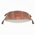 thumbnail image 5 of Parkland Collection Transitional Stripes Pink Square 18" x 18" Pillow, 5 of 6