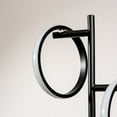 thumbnail image 2 of Ozarke Neo Floor Lamp - Contemporary Lighting Fixture with 3 Ring Lights, Dimmable - Black, 2 of 10
