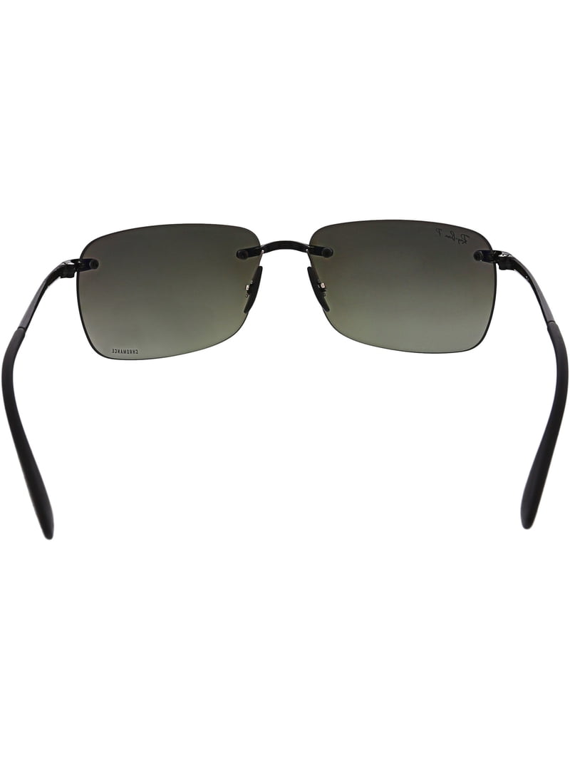 Ray-Ban Chromance RB4255-601/5J-60 Black Rectangle Sunglasses