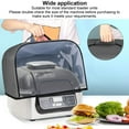 thumbnail image 3 of Small Appliance Cover, 4 Pockets UV Resistant Portable Oxford Cloth Toaster Dust Cover Waterproof with Base for Small Appliance, 3 of 7