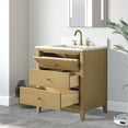 thumbnail image 4 of Vanity Art 30" Bathroom Vanity with Sink and Engineered Marble Top, Freestanding Storage Cabinet with 2 Drawers and 1 Flip Down Tray, 4 of 6
