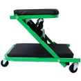 thumbnail image 3 of Mechanic Creeper, Garage Gift, 36" Z Creeper Seat, 2 in 1 Mechanic Gifts, 300 lbs Capacity, Low Profile Creeper with 6 pcs Wheels in Garage/Shop for Fathers Day Tool Gift,Green, 3 of 19