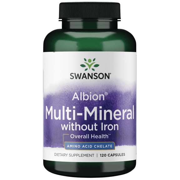 Swanson Albion Multi-Mineral without Iron 120 Caps