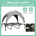 thumbnail image 4 of Elevated Dog Bed, Outdoor Pet Bed for Camping, Portable Raised Pet Cot with Washable Breathable Mesh, for Indoor Outdoor, 4 of 9