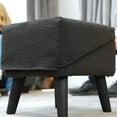 thumbnail image 4 of Clearance! The Ultimate Pet Friendly Multi Functional Ottoman Ramp with Frame and Ergonomic Design Cushion,Black, 4 of 7