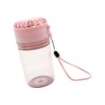 thumbnail image 2 of Botella de agua de 350 ml con ventilador shamjiam Rosa USB para senderismo Ciclismo al aire libre, 2 of 8