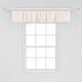 thumbnail image 2 of Ambesonne Vintage Window Valance, Polka Dots Repetitive Motif, 54" X 12", Champagne White, 2 of 3