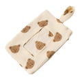 thumbnail image 1 of Sac Distributeur Matelassé Floral pour Lingettes pour Bébé - Pochette à Couches Portable avec Lanière pour Poussette, Sac pour Maman - Porte-Lingettes Humides Réutilisable et Rechargeable pour Voyage, Randonnée, 1 of 8