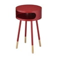 thumbnail image 1 of ACME Sonria End Table in Red & Natural, 1 of 3