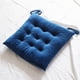 thumbnail image 4 of Cojín de silla esmerilado de color liso | Cojín de asiento grueso y suave para sillas de comedor, oficina y estudiantes | Tejido de lino transpirable, resistente a la decoloración, cómodo para tod, 4 of 4
