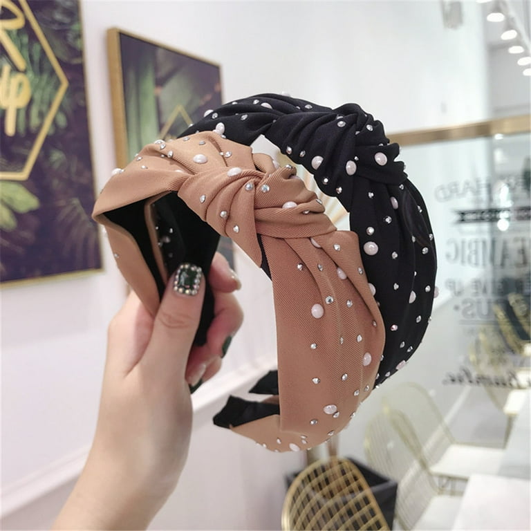 JIEU Women's Headband Fabric Fashion Hairband Head Wrap Hair Non