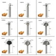 thumbnail image 3 of BE-TOOL Round Bottom Router Bits for Cutting Beading Fluting Tools 23 Sizes Choice Silver, 3 of 3