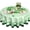 St Patrick''s Day B, variant on Round Tablecloth 60 Inch, St Patrick''s Day Green Shamrock Spring Table Cloth for Rustic Farmhouse Kitchen Decor, Wipeable Polyester Fabric Table Cover for Outdoor Holiday Party