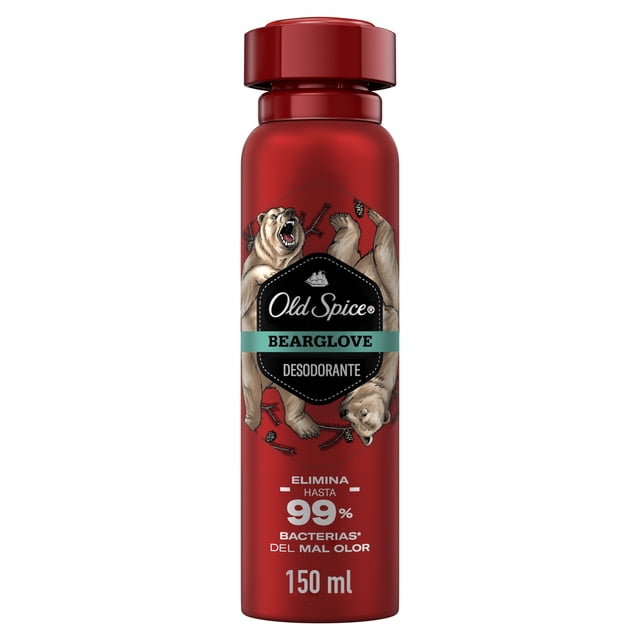 Desodorante en Spray Old Spice para hombre Bearglove 96 g /150 ml