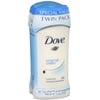 Dove Anti-Perspirant Deodorant Invisible Solid Original Clean Twin Pack 5.20 oz (Pack of 3)