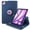 Navy Blue, variant on Rotating Case for iPad Air 11-inch M2 (2024), iPad Air 5th Gen (2022) 10.9-inch / iPad Air 4th Gen (2020) 10.9-inch - 360 Degree Rotating Protective Stand Smart Cover
