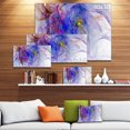 thumbnail image 4 of Designart Blue Mystic Psychedelic Texture Canvas Wall Art, 4 of 4