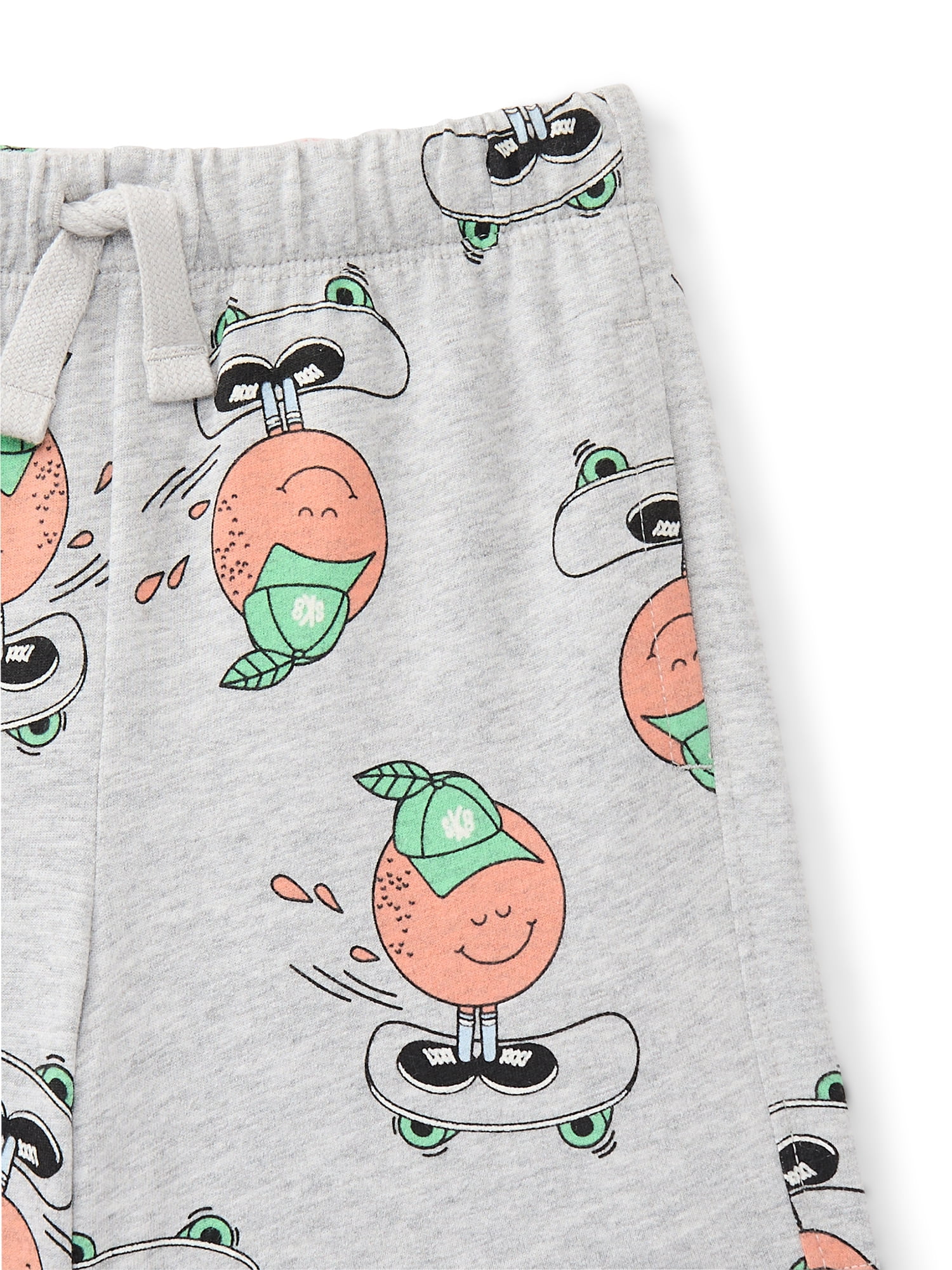 Wonder Nation Toddler Boys Printed French Terry Shorts, Sizes 18M-5T