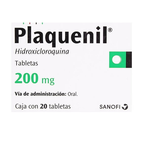 Plaquenil 200 mg 20 tabletas