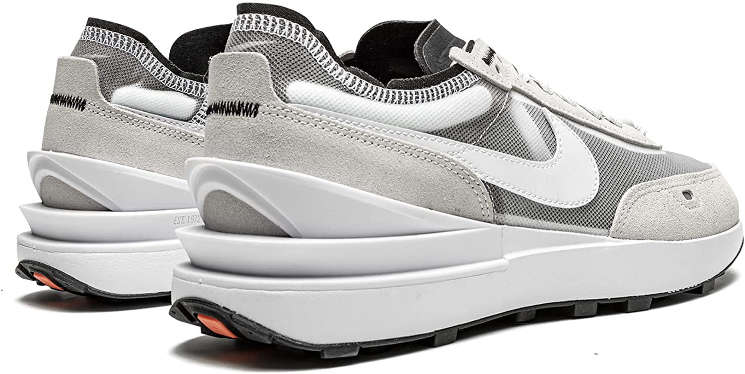 nike waffle one summit white black