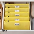 thumbnail image 2 of Yhmxh 5 Pcs Mesh Zipper Pouch Document Bag, A4 Size Waterproof Plastic Zip File Folders, Multipurpose Receipt Pouch Transparent Mesh Storage Bags for Office Supplies, Paper Organizer, 2 of 6
