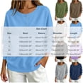 thumbnail image 3 of Yotami Womens Sweatshirt, Button Crewneck Sweatshirt, Long Sleeve Pullover Tops, Casual Loose Fit Fall Clothes, Sizes S-XXL, 3 of 5