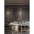 thumbnail image 2 of SIAS0717LAJUDBK AFX Sia - 25W 2 LED Wall Sconce In Contemporary Style-16.75 Inches Tall and 6.75 Inches Wide-Black Finish, 2 of 3