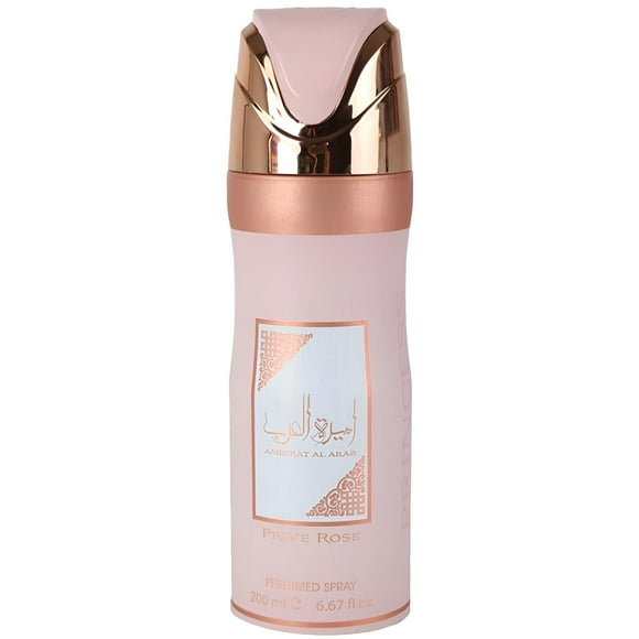 Desodorante perfumado en aerosol Lattafa Asdaaf Ameerat Al Arab Prive Rose, 200 ml