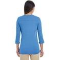 thumbnail image 4 of Devon & Jones Ladies' Perfect Fitâ„¢ Y-Placket Convertible Sleeve Knit Top, 4 of 4