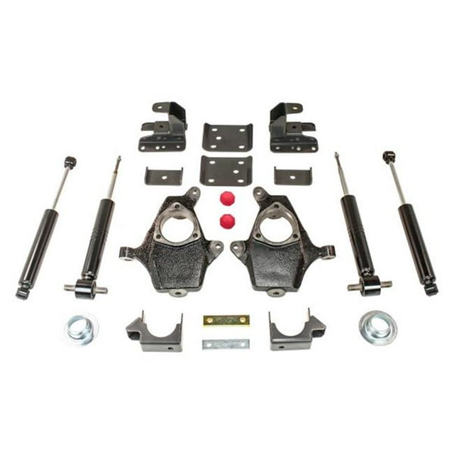 0.6 x 0.6 in. Front & Rear Lowering Kit for 2007-2016 GMC Sierra 1500