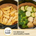 thumbnail image 4 of 125Pcs 8” Round Air Fryer Paper Liners,Disposable Liners for 5-8 qt Basket, 4 of 8