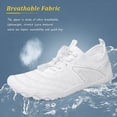 thumbnail image 4 of Hiking Barefoot Shoes for Women Men Non-Slip & Breathable Athletic Barefoot Wide Toe Water Shoes Lightweight Perfect for Walking,Running,and Swimming white 38, 4 of 5