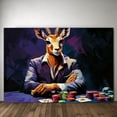 thumbnail image 4 of Gazelle Playing Poker Poster Wall Art Poster Wall Decor Aesthetic Posters for Bedroom Bathroom Living Room 777CA50, 4 of 6