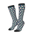 thumbnail image 2 of Fotbe Popcorn With Glasses print Women's Men's Novelty Crew Socks Cotton Socks Knee High Socks for Walking,Running,Nurses,Pregnancy, 2 of 8