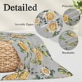 thumbnail image 3 of Yellow Rose Standard Pillow Covers, Vintage Country PlantsFloral Vines Soft Breathable Throw Pillow Cases with Invisible Zipper, Decorative Pillowcase Pillows Protectors for Sofa Bed Chair 20"x26", 3 of 9