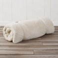 thumbnail image 4 of Quality Home Faux Fur Plush Hooded Bear Sleeping Bag - Cream, 4 of 4