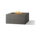 thumbnail image 2 of Olliewood 40 Inch Square GFRC Propane Fire Pit Table in Carbon by BBQGuys Signature, 2 of 2