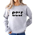 thumbnail image 2 of Trendy Golf Mom Sweatshirt for Women Girly Script Golf Supporter Pullover Gray Sweatshirt Adult Small, 2 of 4
