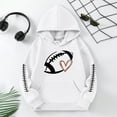 thumbnail image 2 of kpoplk Kids Girl Pullover Hoodies Casual Hooded Sweatshirts Jumper Hoody Sweater Tops 6-7 Years,White, 2 of 4