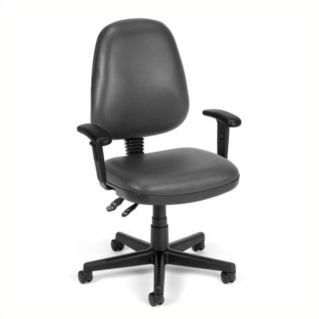 OFM 119-VAM-AA-604 Straton Series Anti-Microbial, Anti-Bacterial Vinyl Task Chair with Arms