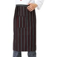 thumbnail image 3 of Chef Half Cut Work Apron, High Quality Material For Easy Cleaning Breathable And Fade Resistant Half-Length Cooking Baking Apron, Suitable For Restaurant Coffee Shop, 3 of 4