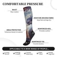 thumbnail image 3 of Bixox Red And White Fire Bird Print Compression Socks,Compression Socks Women & Men Circulation for Medical,Running,Athletic, 3 of 7