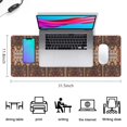 thumbnail image 5 of Long Mouse Pads for Desk,Red Boho Ethnic Geometric Pattern Desk Mats on Top Of Desks, Desk Mouse Pad Extra Large with 3mm Non-Slip Base and Stitched Edge for Gaming,Office,Work,Home 31.5"x11.8", 5 of 6