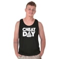 thumbnail image 3 of Cheat Day Pizza Fitness Food Craving Tank Top T Shirts Men Women Brisco Brands S, 3 of 6